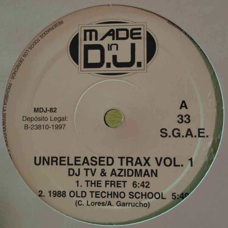 (CUB0970) DJ TV & Azidman ‎– Unreleased Trax Vol. 1