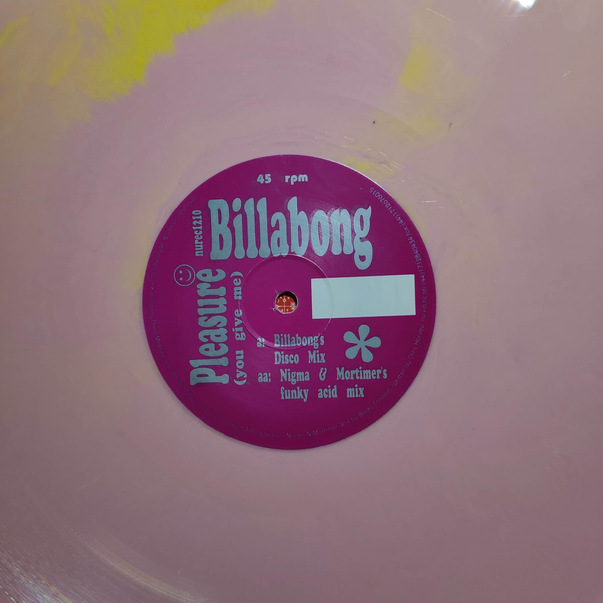 (CMD743) Billabong – Pleasure (You Give Me) (VG/GENERIC)