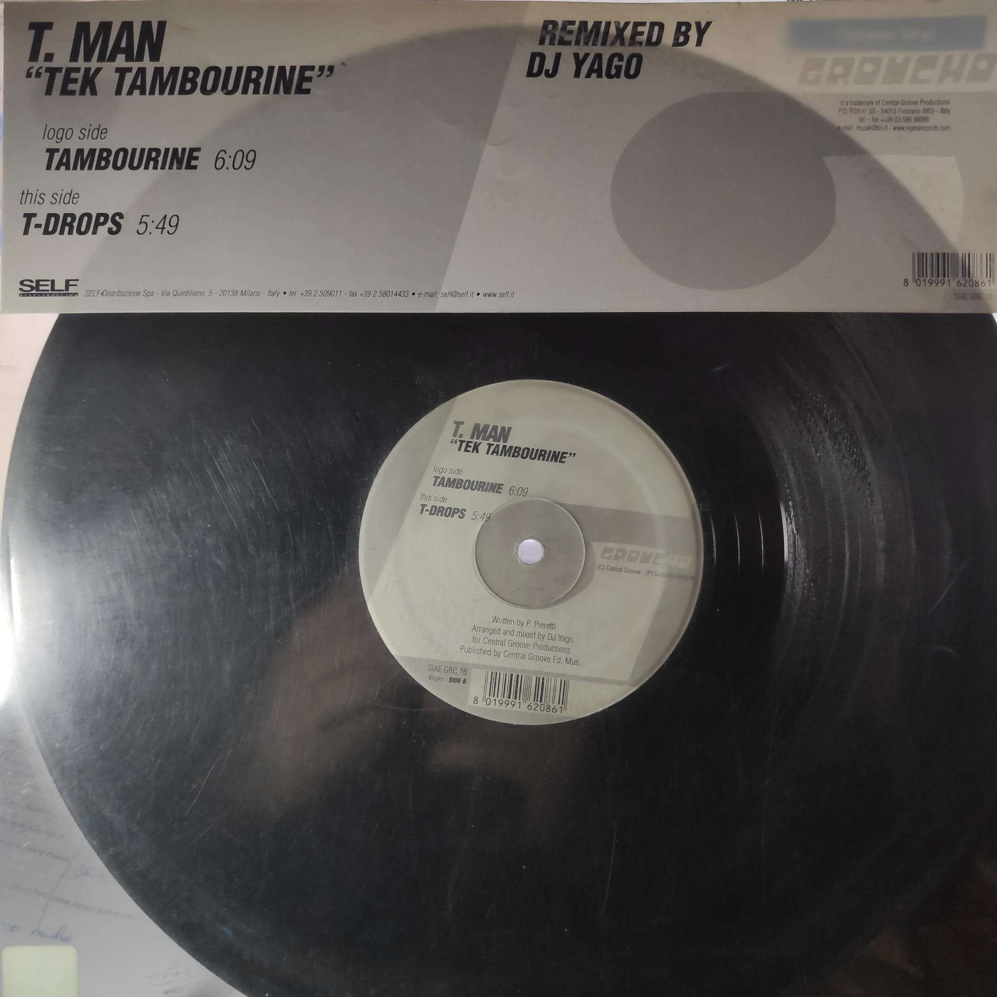 (CUB2620) T-Man ‎– Tek Tambourine