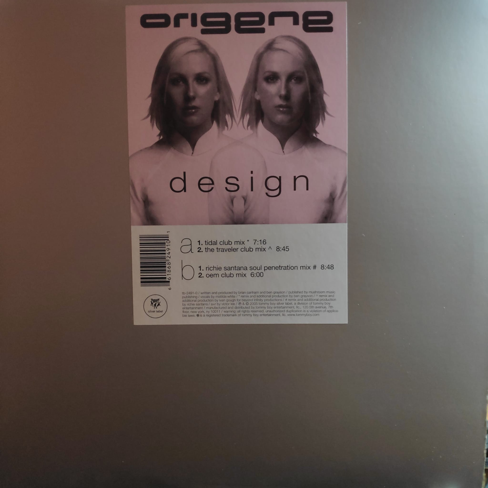 (29329) Origene ‎– Design