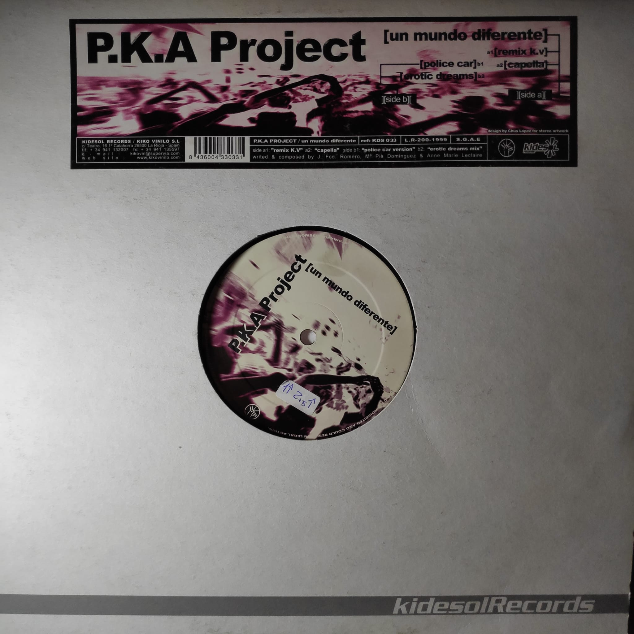 (4337) P.K.A. Project ‎– Un Mundo Diferente (Remix)