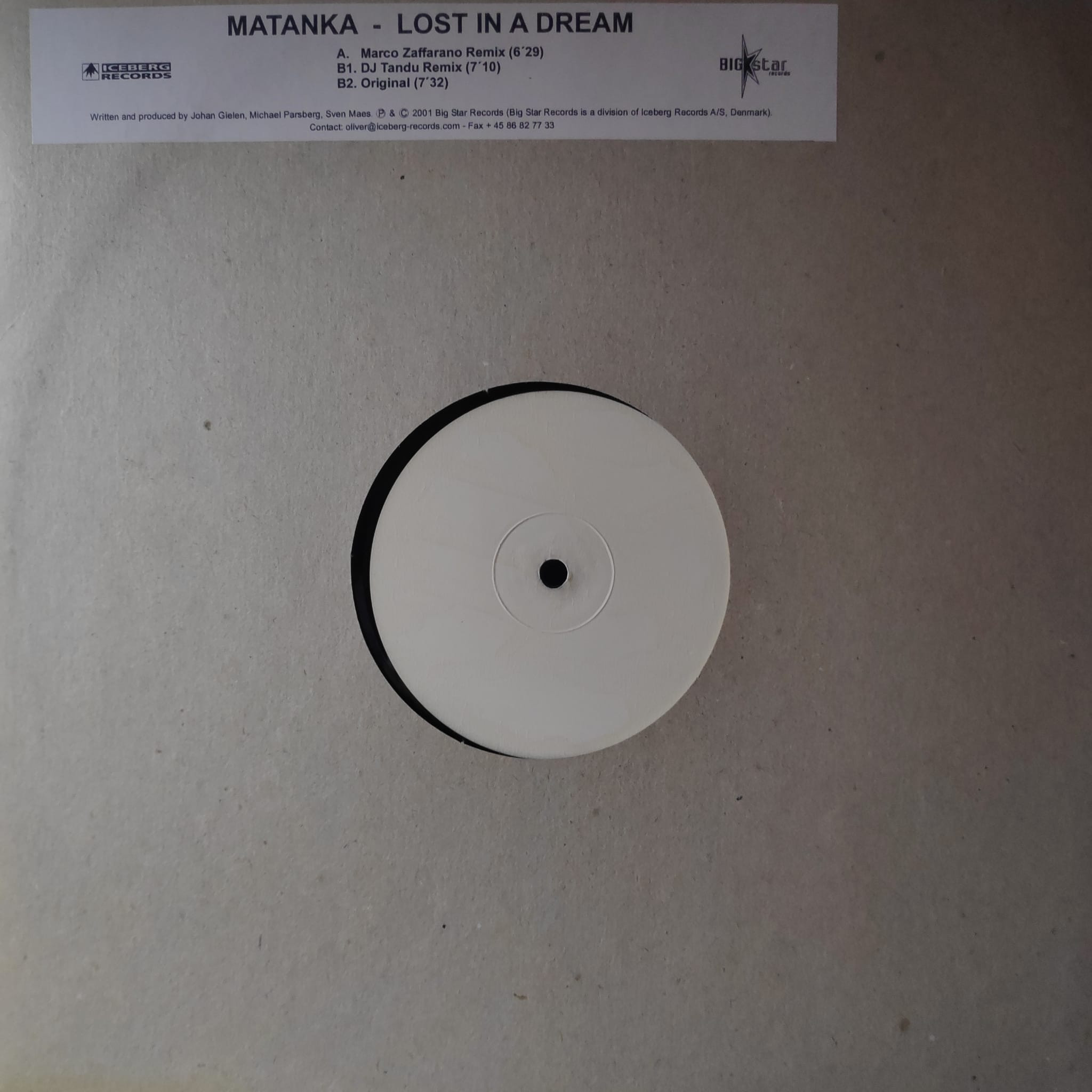 (CUB1962B) Matanka ‎– Lost In A Dream