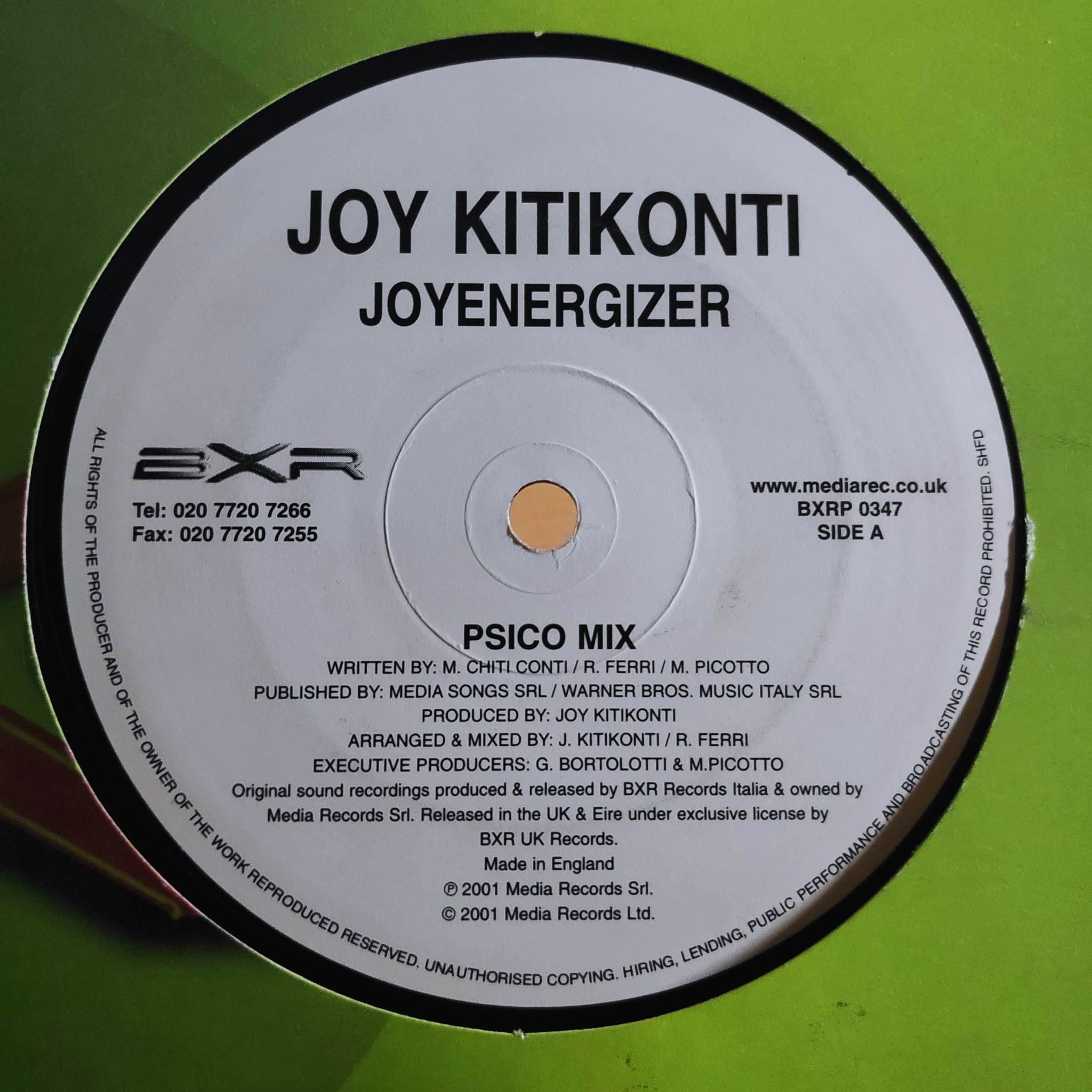 (0035B) Joy Kitikonti ‎– Joyenergizer