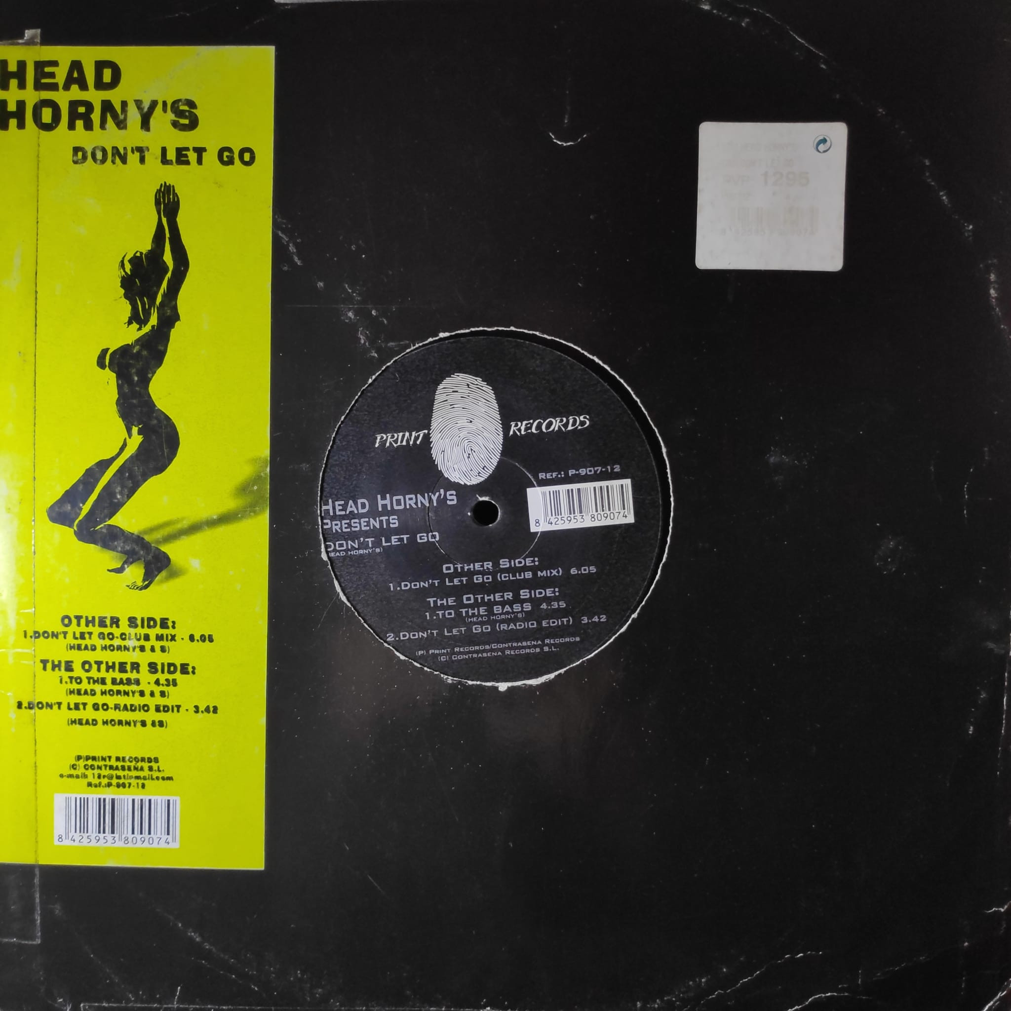 (1526) Head Horny's ‎– Don't Let Go / To The Bass