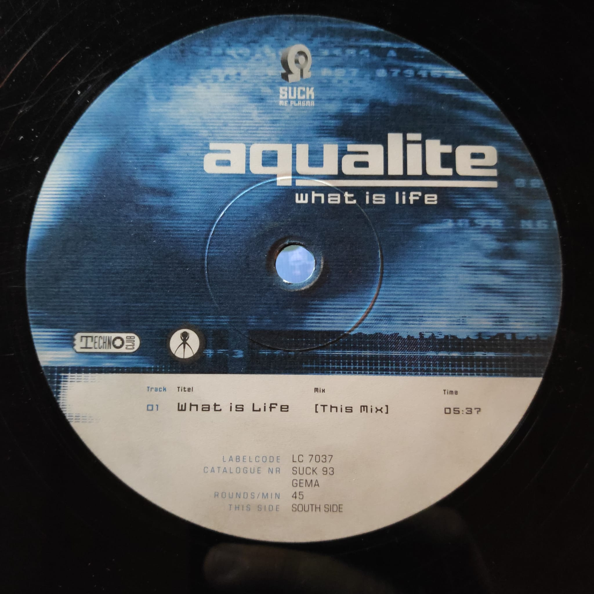 (CH0114) Aqualite ‎– What Is Life (G+/GENERIC)