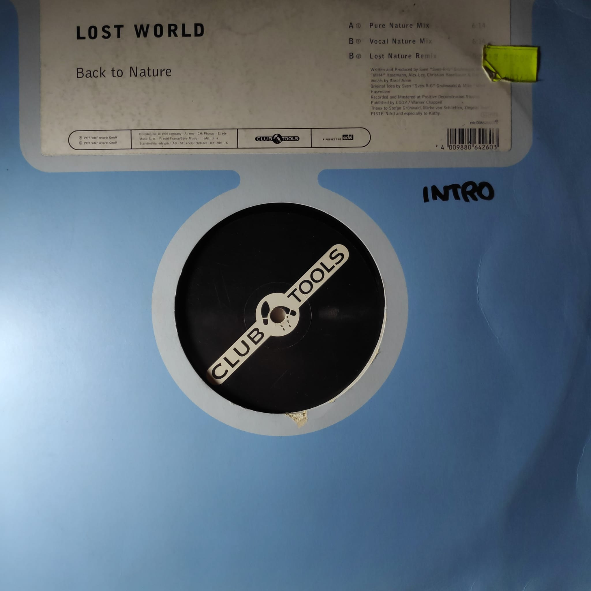(CUB031) Lost World ‎– Back To Nature