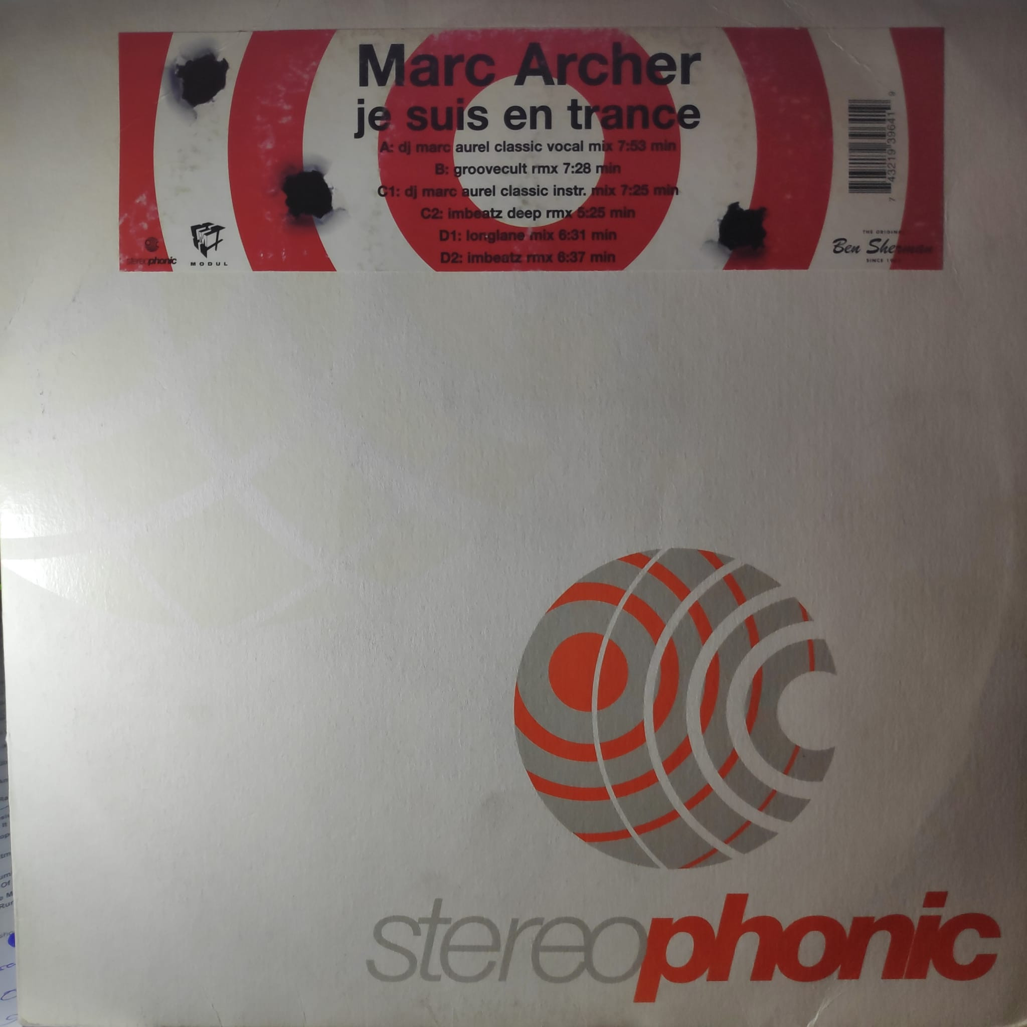 (1460) Marc Archer ‎– Je Suis En Trance (2x12)