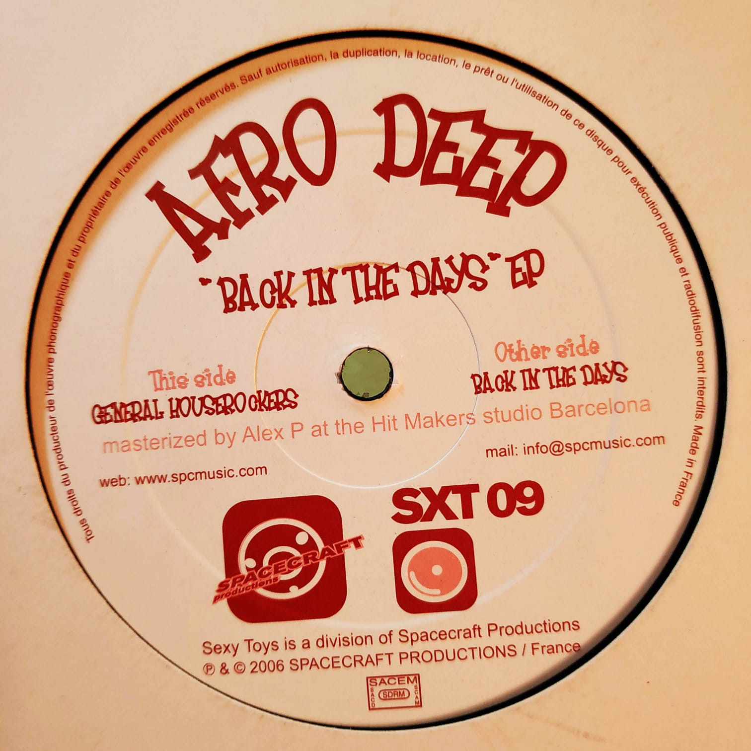 (28348) Afro Deep ‎– Back In The Days EP