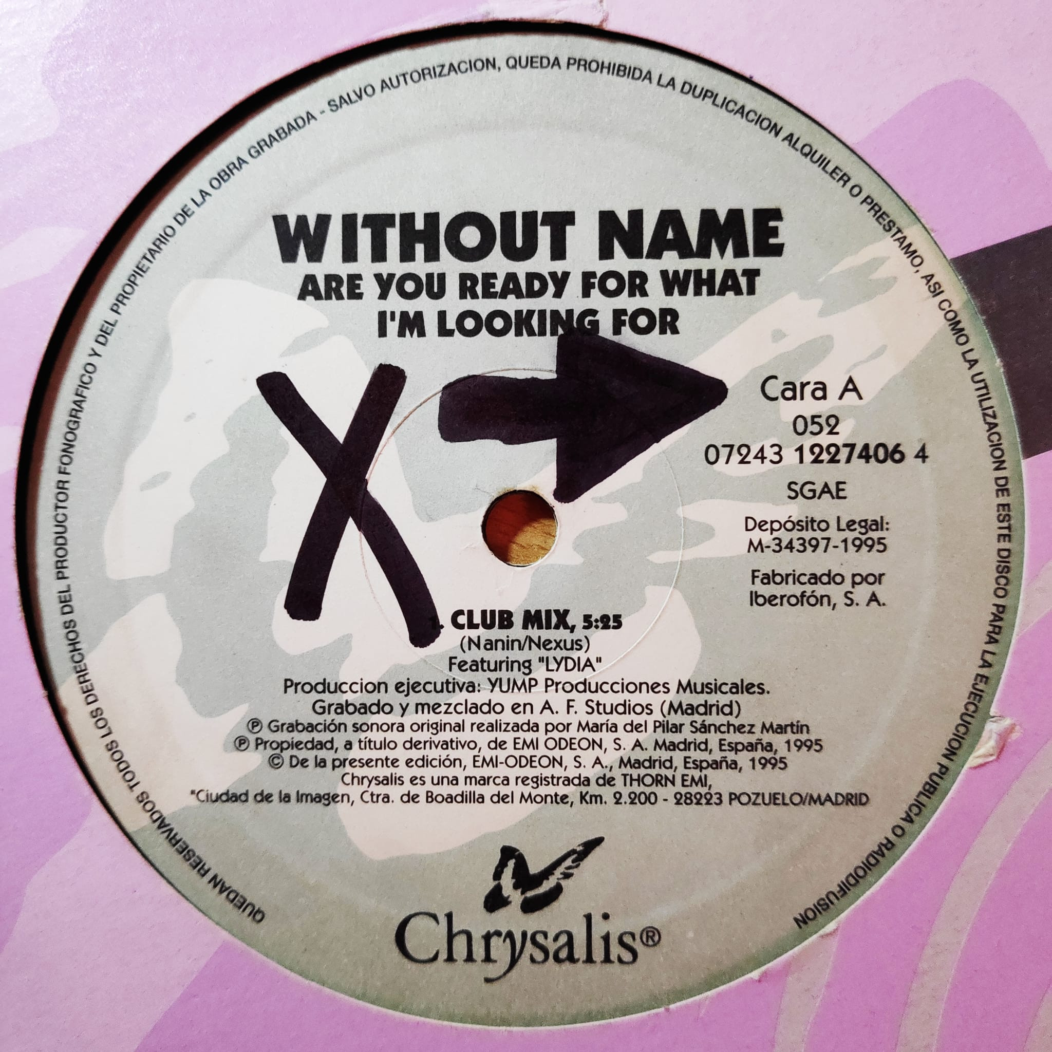 (A1377) Without Name Featuring Lydia ‎– Are You Ready For What I'm Looking For