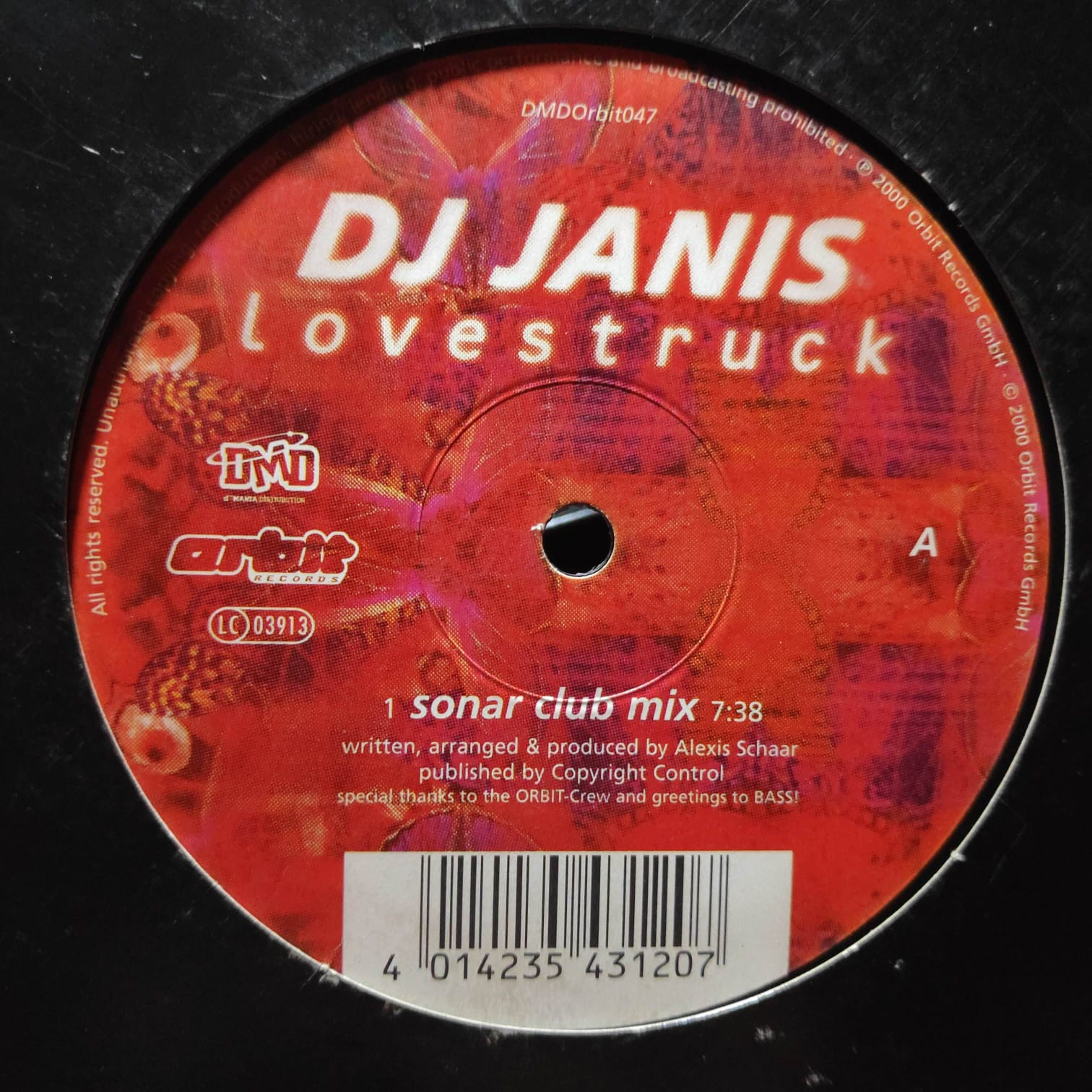 (28583) DJ Janis ‎– Lovestruck