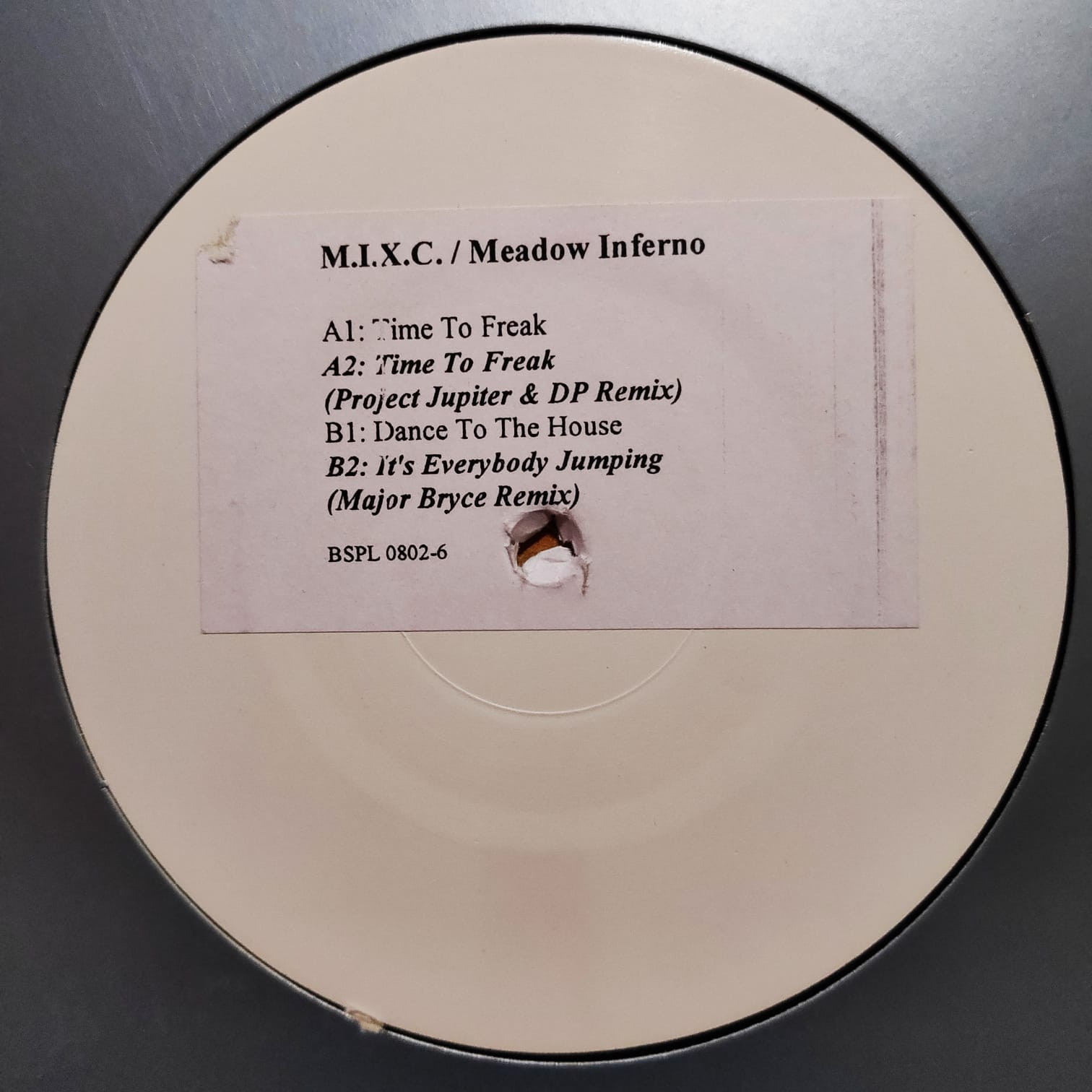 (30173) M.I.X.C. / Meadow Inferno ‎– Time To Freak / It's Everybody Jumping