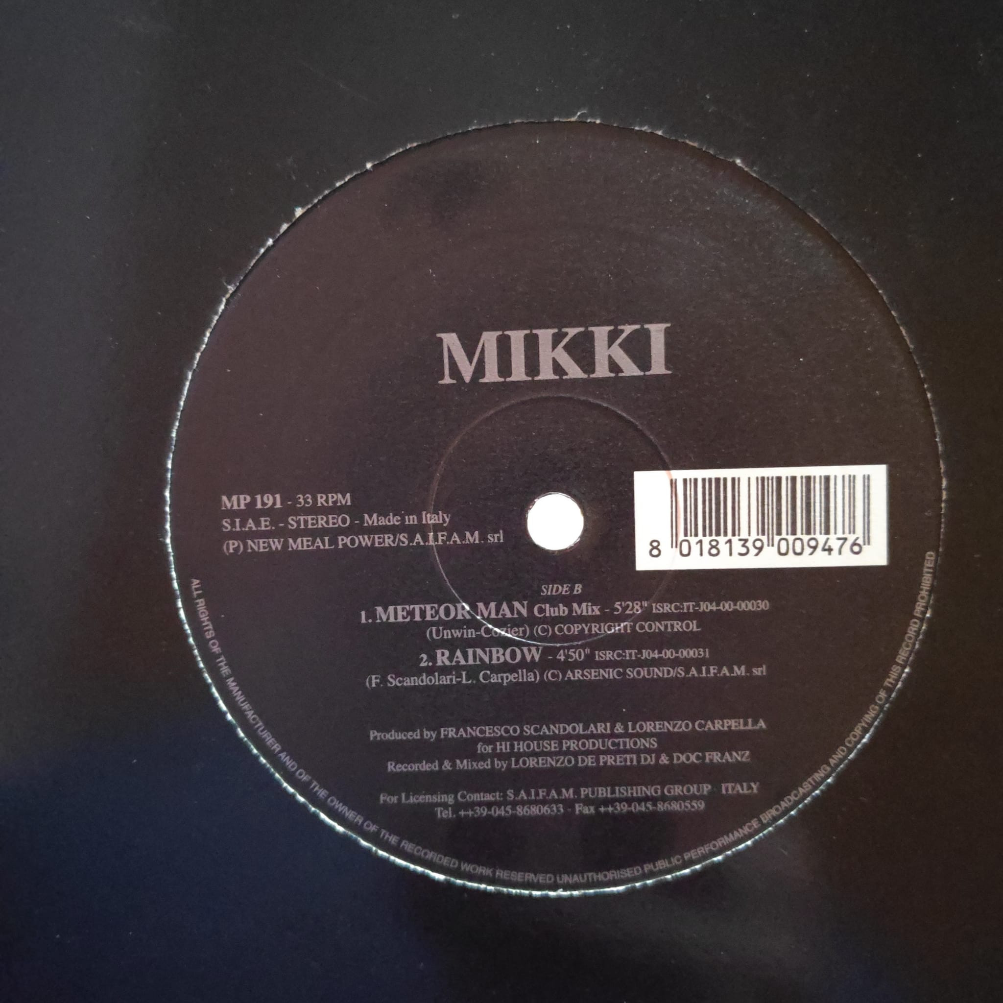 (29411) Mikki ‎– Meteor Man