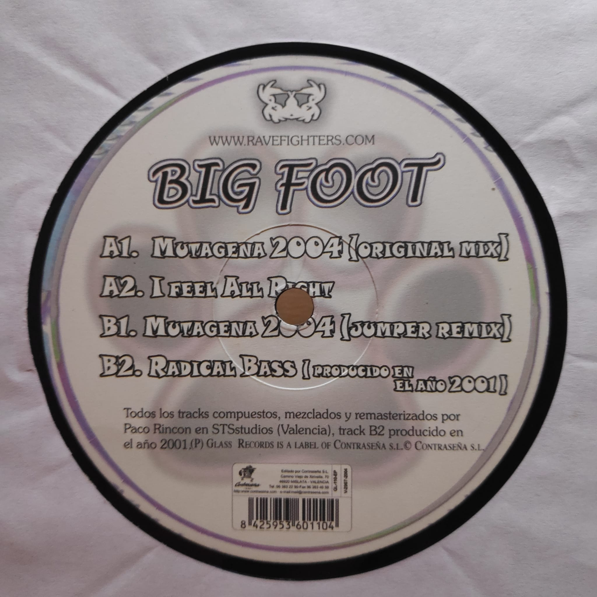 (MUT187) DJ. Paco Rincon Presents Big Foot – Mutagena 2004