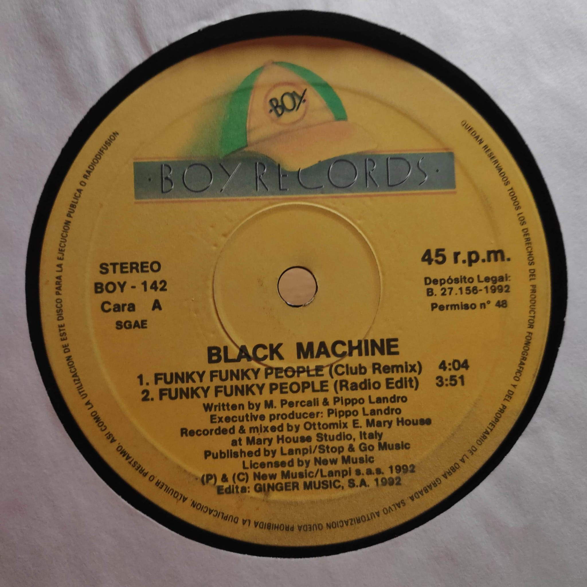 (CAS196) Black Machine – Funky Funky People (G/Generic)