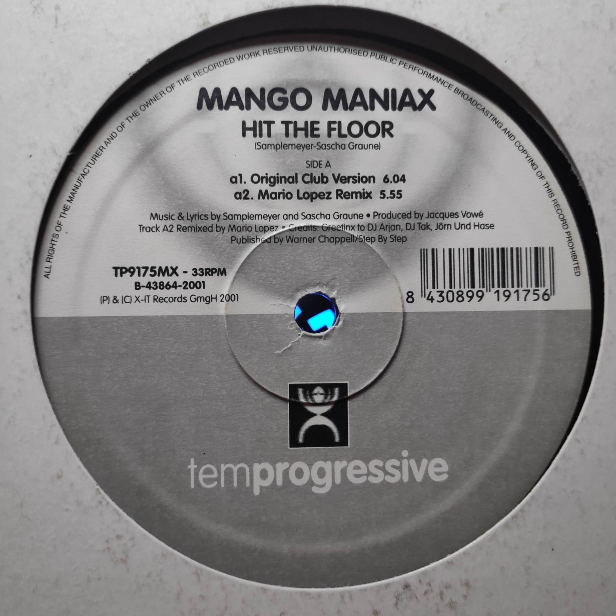 (25640) Mango Maniax ‎– Hit The Floor