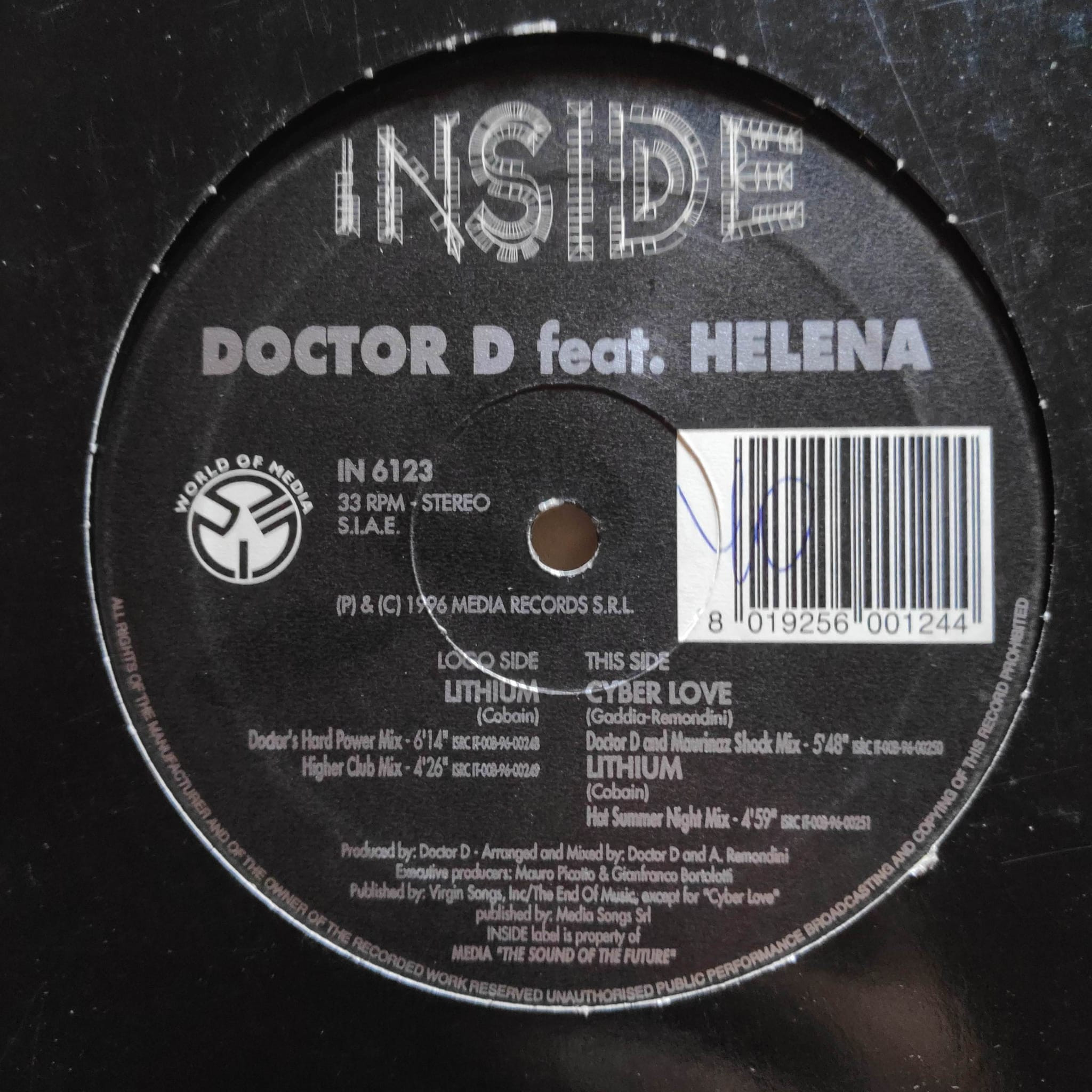 (23870) Doctor D Feat. Helena ‎– Lithium