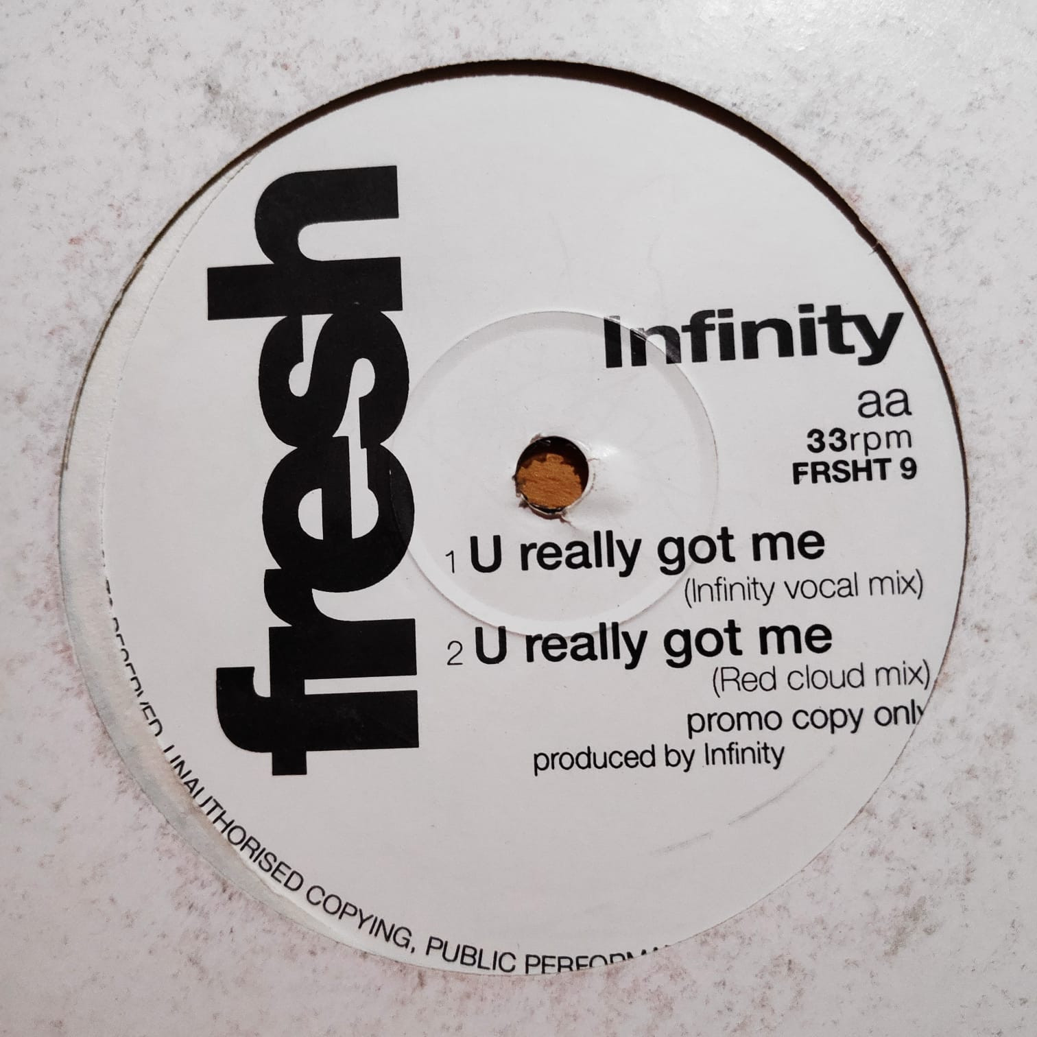 (30166) Infinity ‎– U Really Got Me