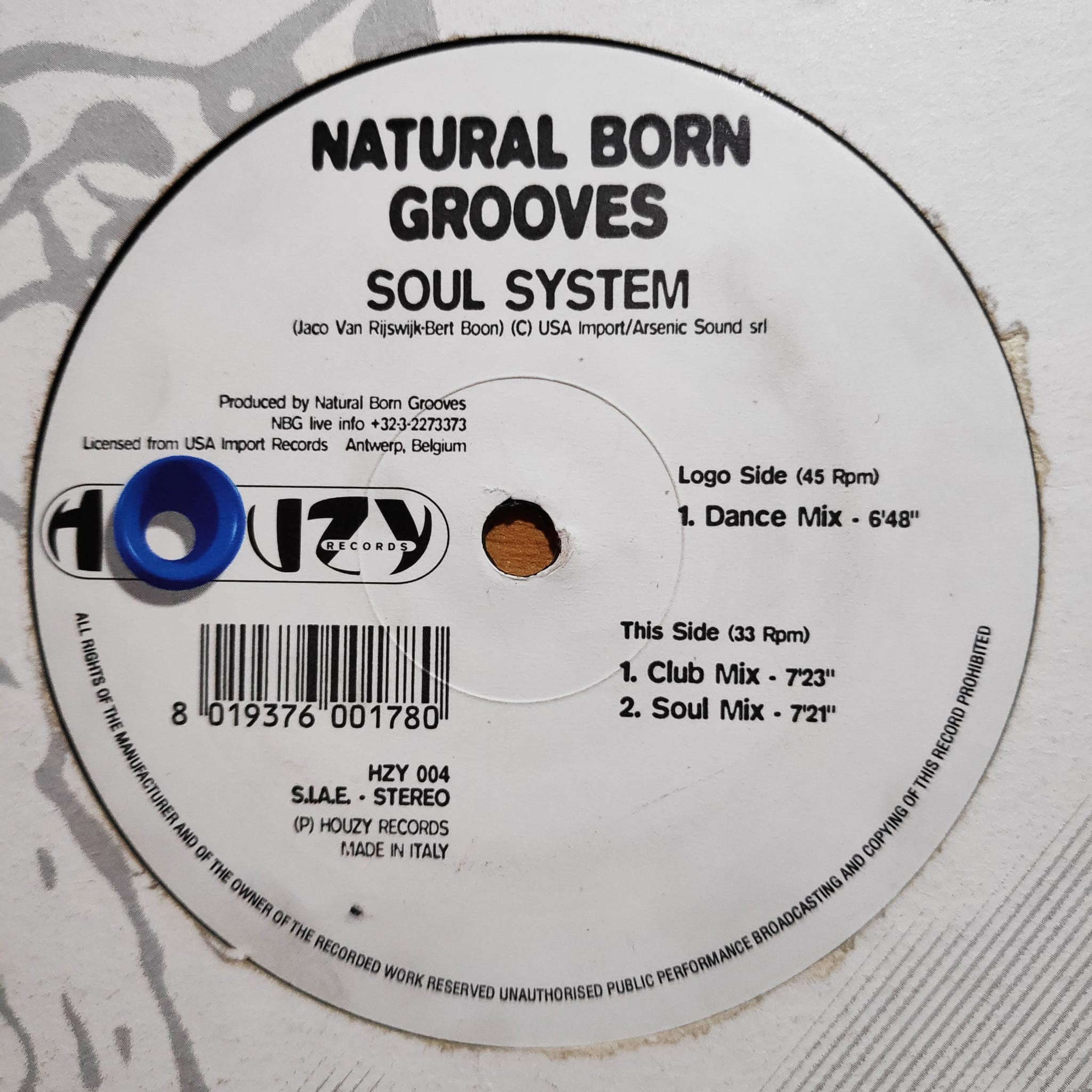(30189) Natural Born Grooves ‎– Soul System