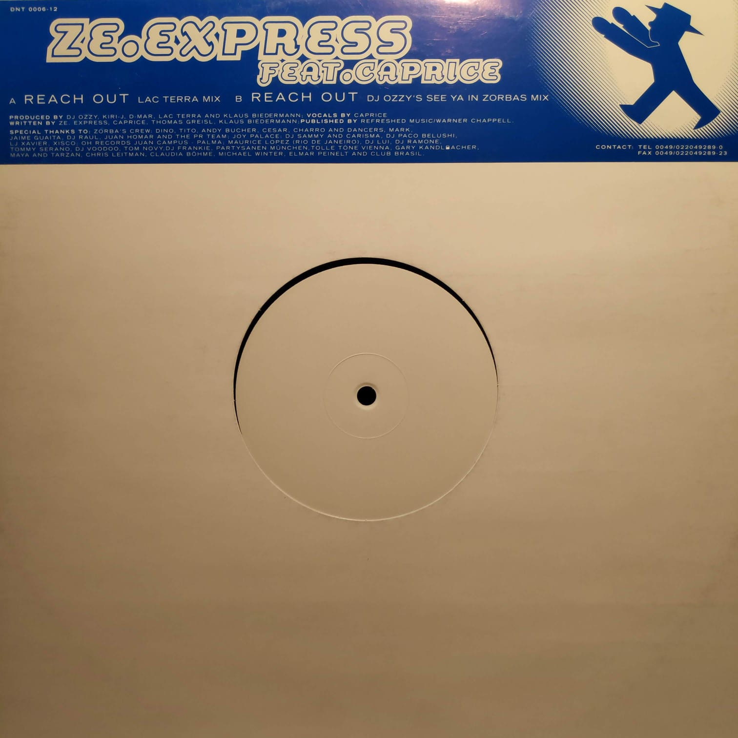 (RIV212) Ze.Express Feat. Caprice ‎– Reach Out