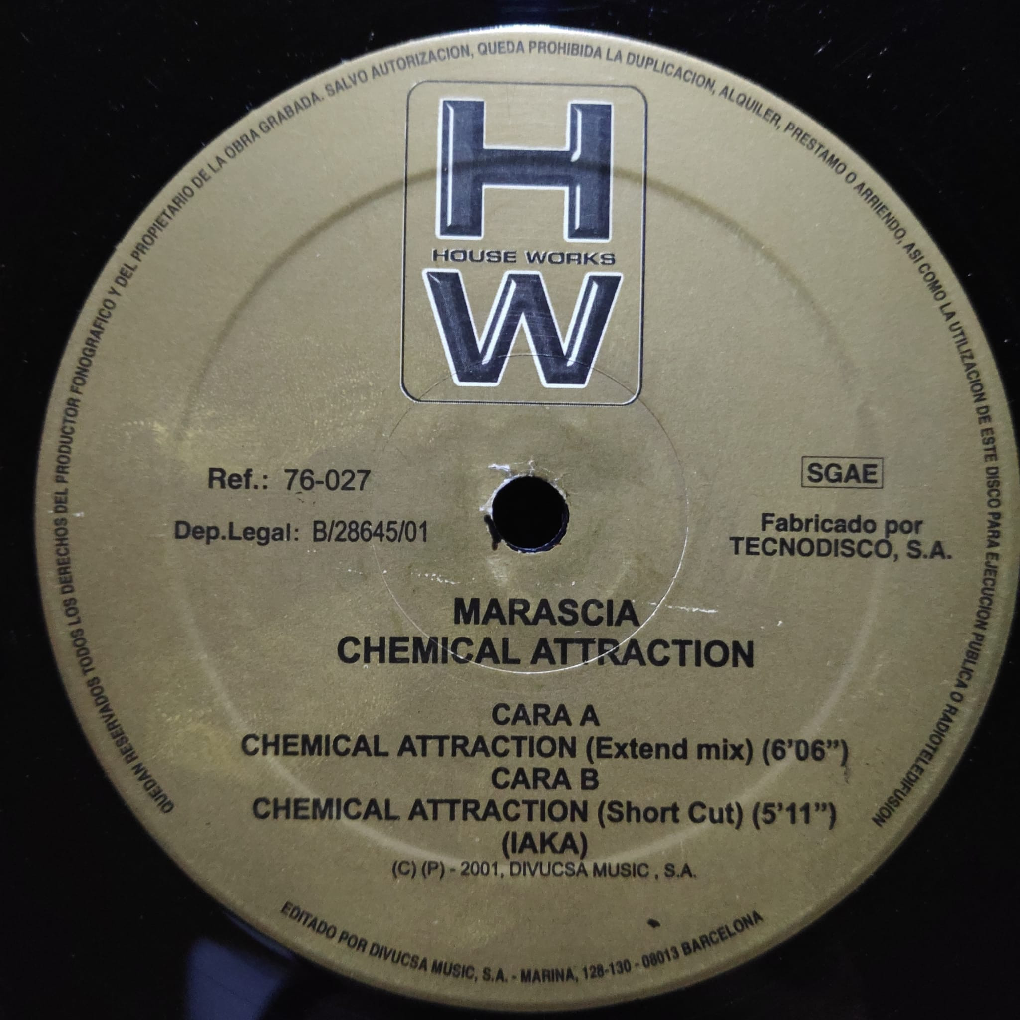 (29876) Marascia ‎– Chemical Attraction