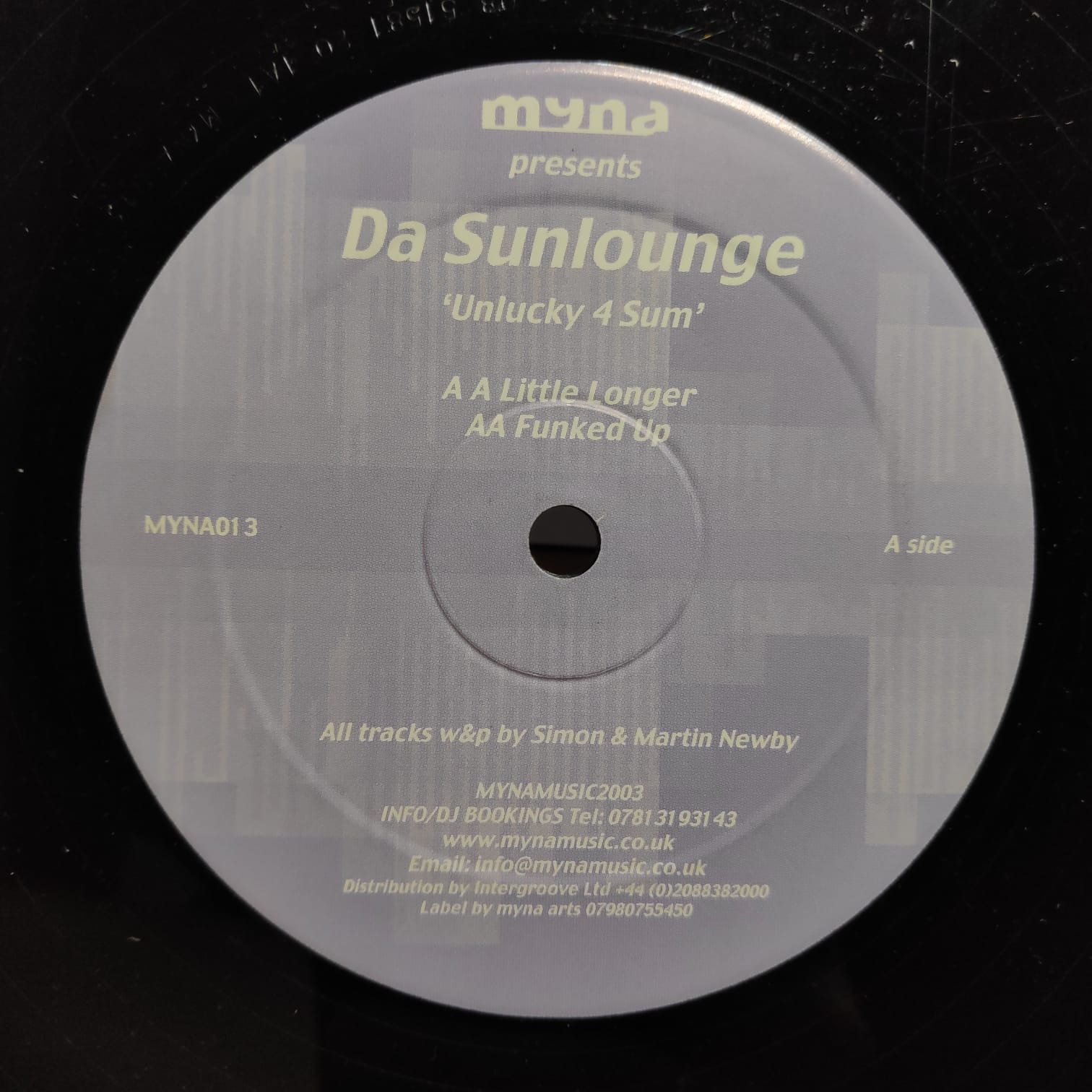 (CMD440) Da Sunlounge ‎– Unlucky 4 Sum