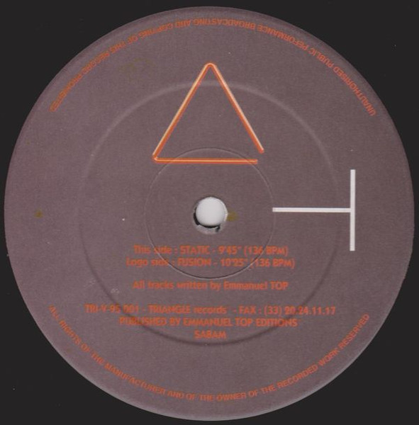 (FT214) Emmanuel Top ‎– Fusion / Static