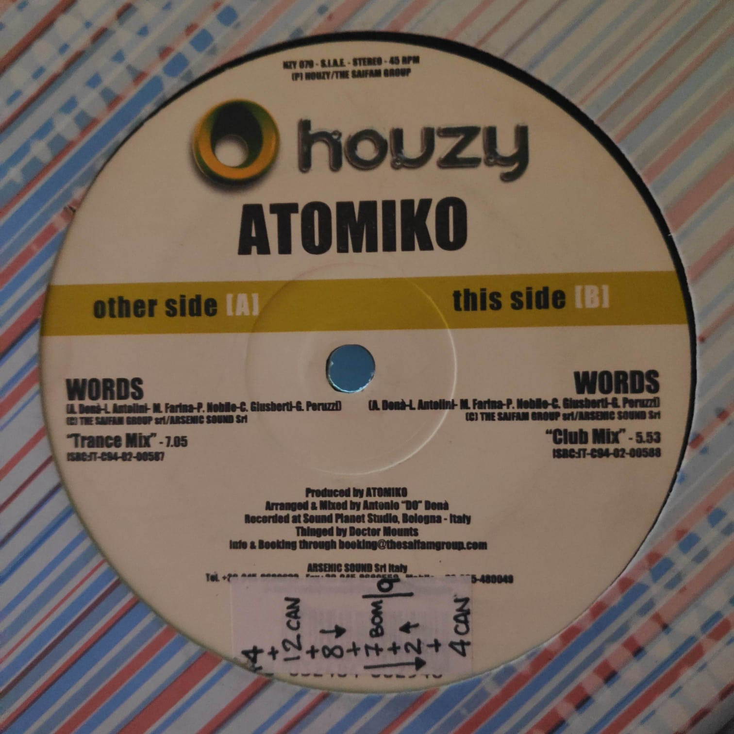 (0858) Atomiko ‎– Words