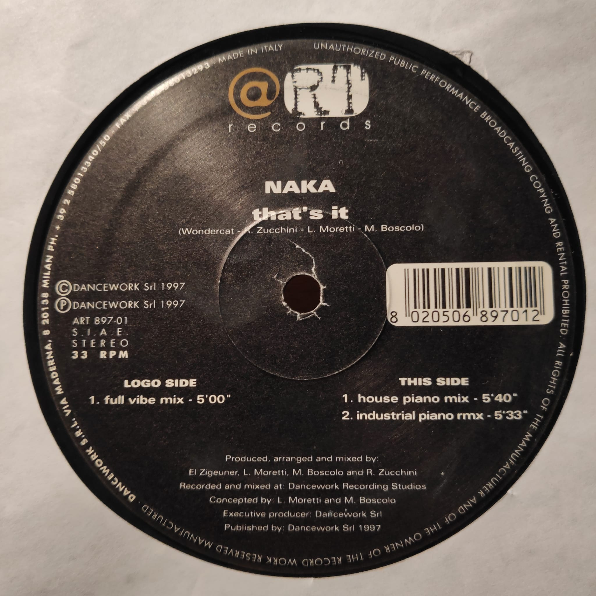 (A1194B) Naka ‎– That's It