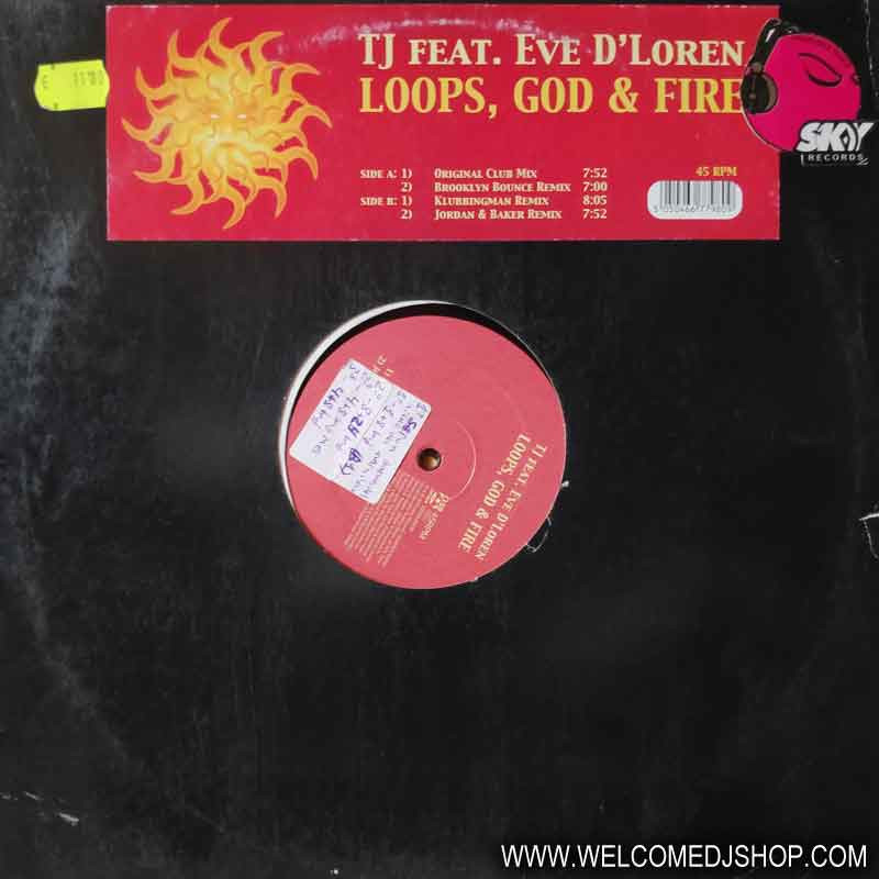 (2190) TJ Feat. Eve D'Loren ‎– Loops, God & Fire