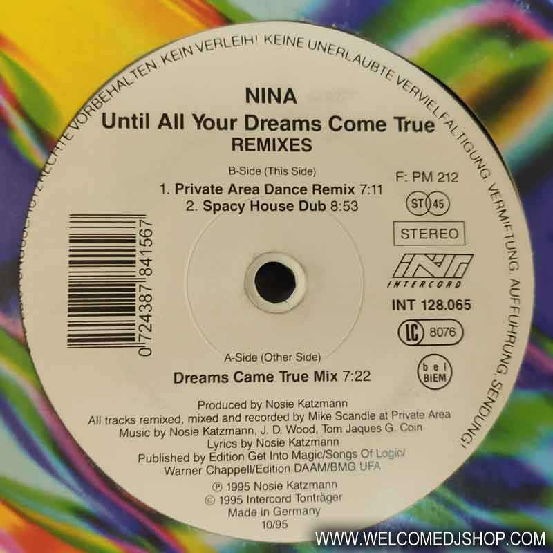 (CH0133) Nina ‎– Until All Your Dreams Come True (Remixes)