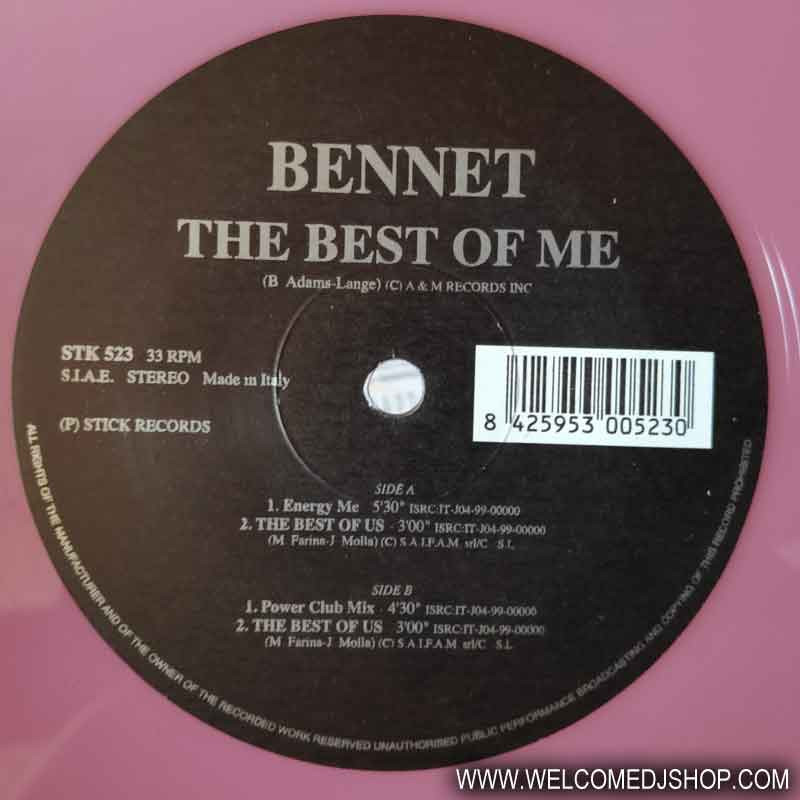 (CUB0321) Bennet ‎– The Best Of Me