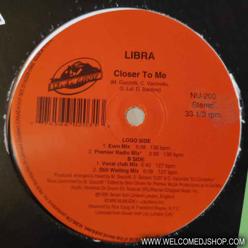 (CH013) Libra ‎– Closer To Me