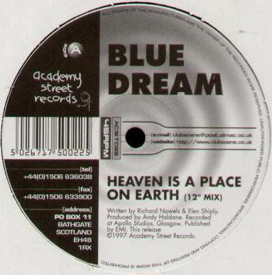 (CUB0770) Blue Dream ‎– Heaven Is A Place On Earth
