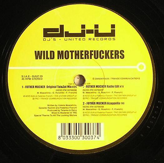 (ST16) Wild Motherfuckers ‎– Fother Mucker (VG/VG)