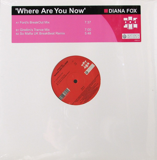 (20740B) Diana Fox ‎– Where Are You Now (VG/VG)