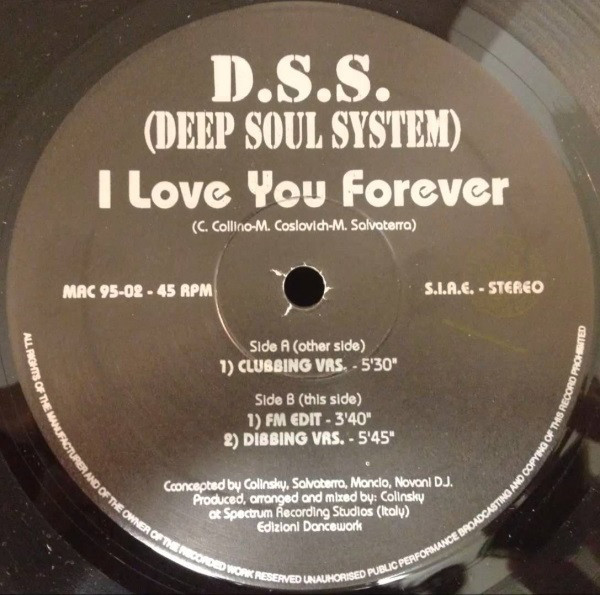 (AL007) D.S.S. ‎– I Love You Forever