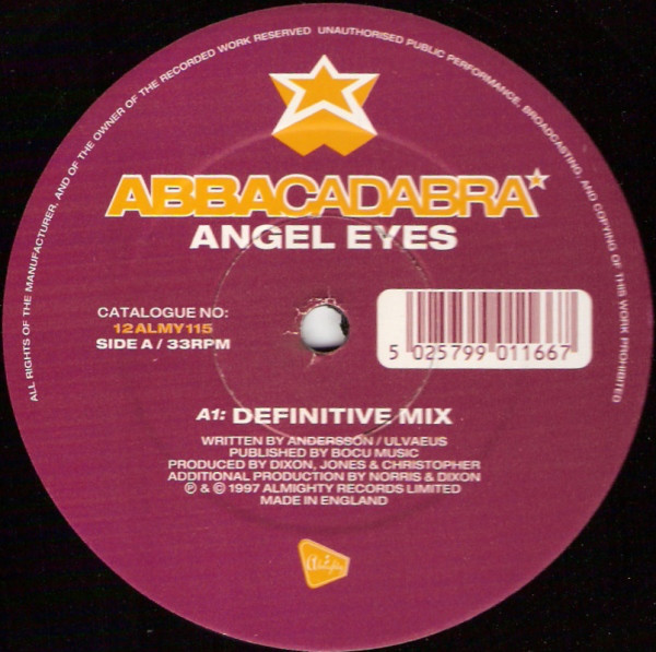 (26772) Abbacadabra ‎– Angel Eyes