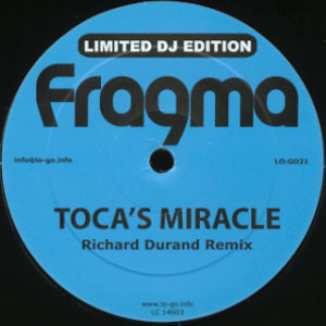 (15897) Fragma ‎– Toca's Miracle / Deeper
