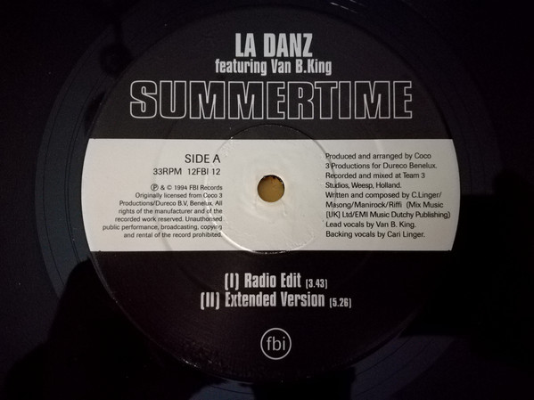 (CMD650) La Danz featuring Van B. King – Summertime