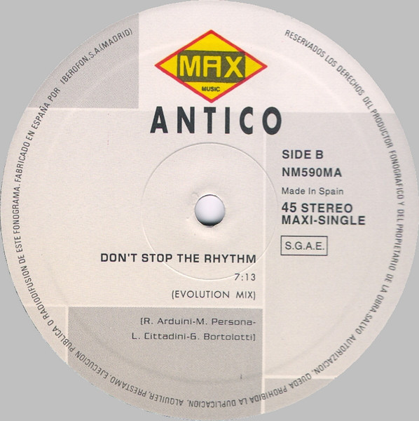 (SIN075) Antico ‎– Don't Stop The Rhythm