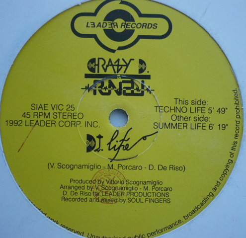 (SIN078) Crazy D. & R.N.A. ‎– DJ Life