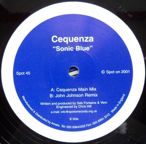 (3599) Cequenza ‎– Sonic Blue