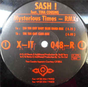 (CMD175) Sash! Feat. Tina Cousins ‎– Mysterious Times - RMXs
