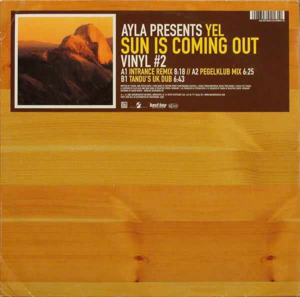 (RIV230) Ayla Presents Yel ‎– Sun Is Coming Out (Vinyl #2)