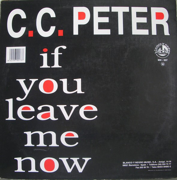 (25928) C.C. Peter ‎– If You Leave Me Now