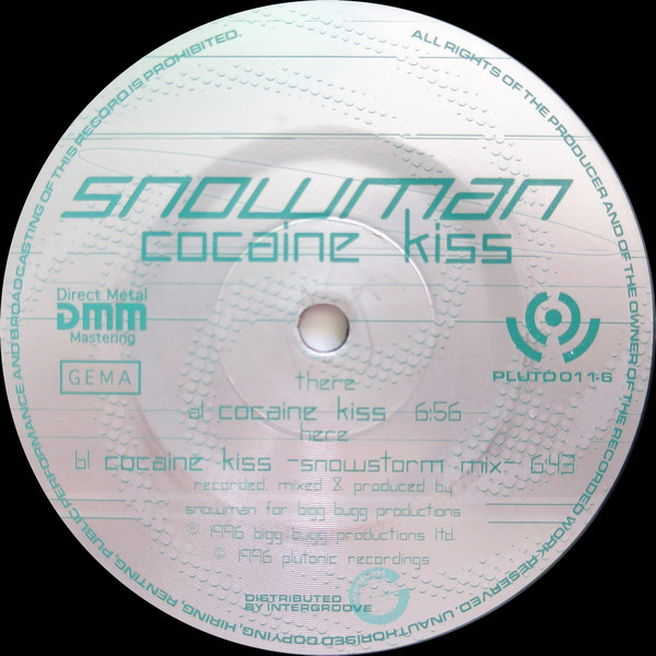 (CM1576) DJ Snowman ‎– Cocaine Kiss