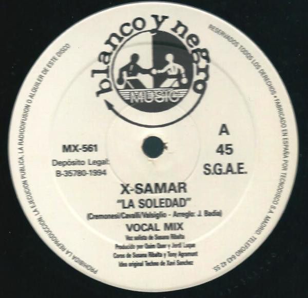 (CUB051) X-Samar ‎– La Soledad