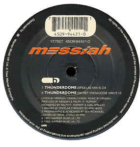 (CMD493) Messiah ‎– Thunderdome