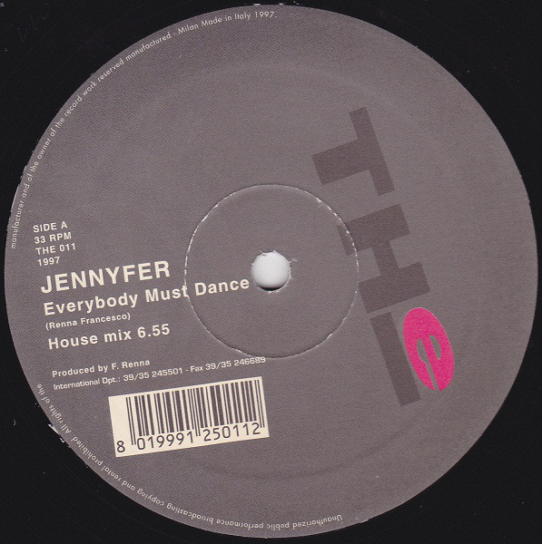 (29433) Jennyfer ‎– Everybody Must Dance