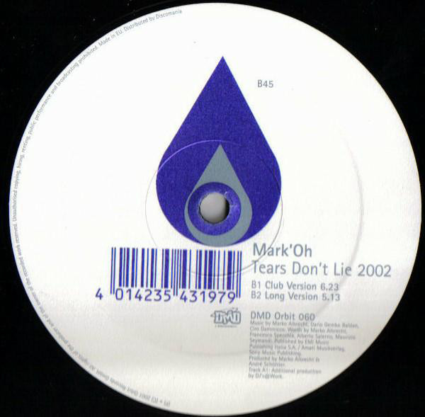 (27400) Mark'Oh* ‎– Tears Don't Lie 2002 (WLB)